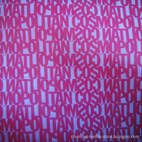 Letters printed oxford, made of 100% polyester